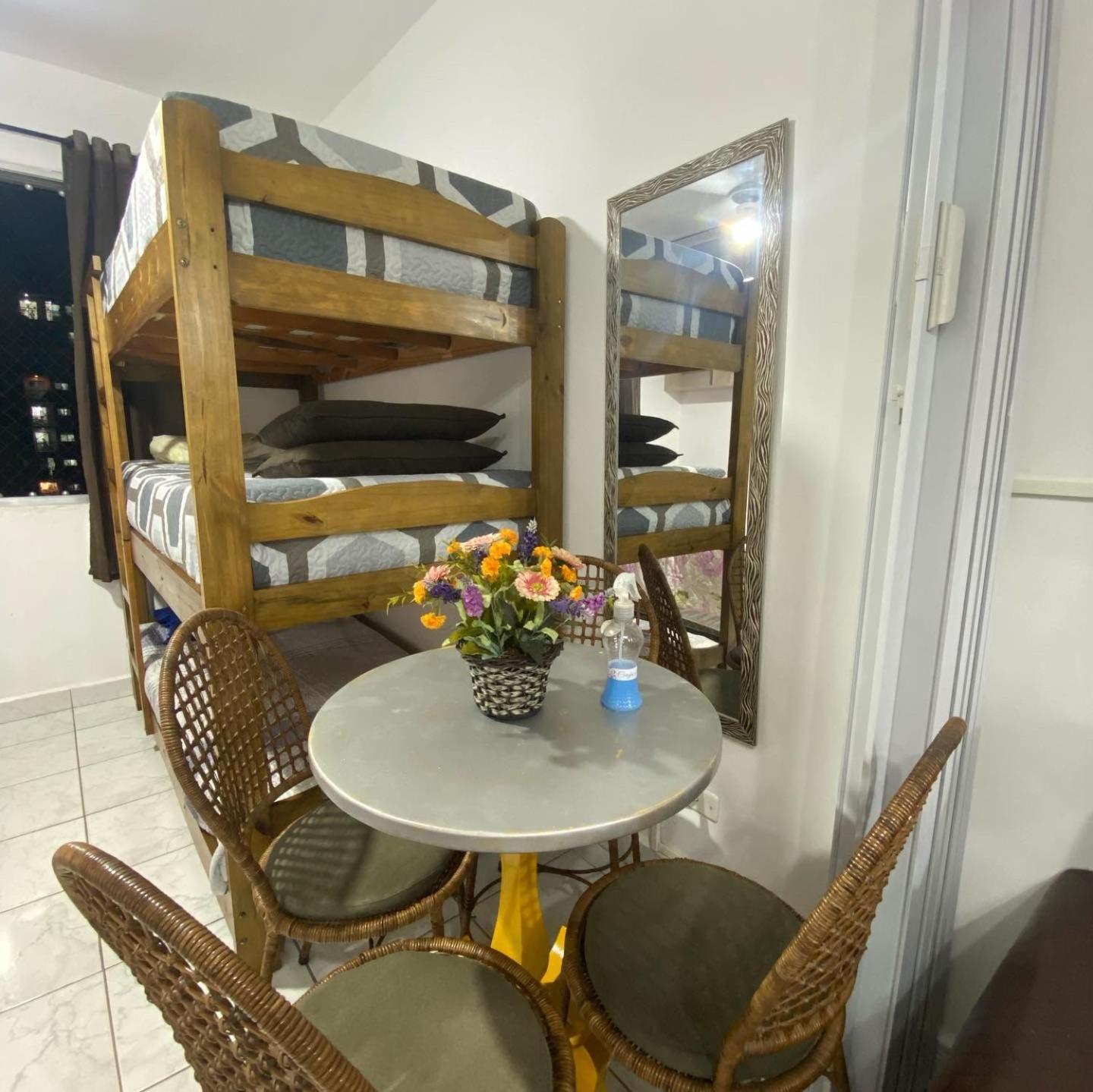 Apartamento Kitnet Pe Na Areia Praia Ocian Praia Grande  Esterno foto