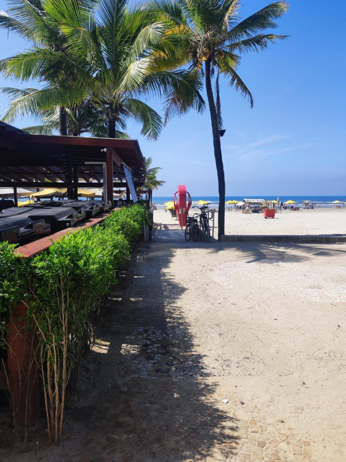 Apartamento Kitnet Pe Na Areia Praia Ocian Praia Grande  Esterno foto