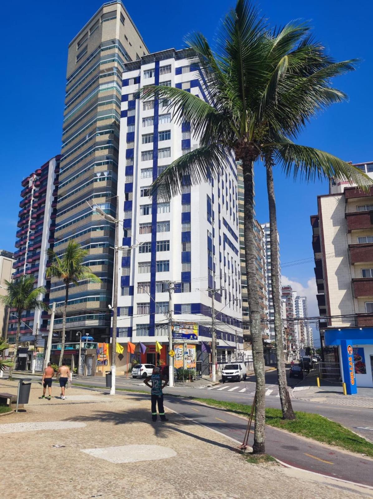 Apartamento Kitnet Pe Na Areia Praia Ocian Praia Grande  Esterno foto