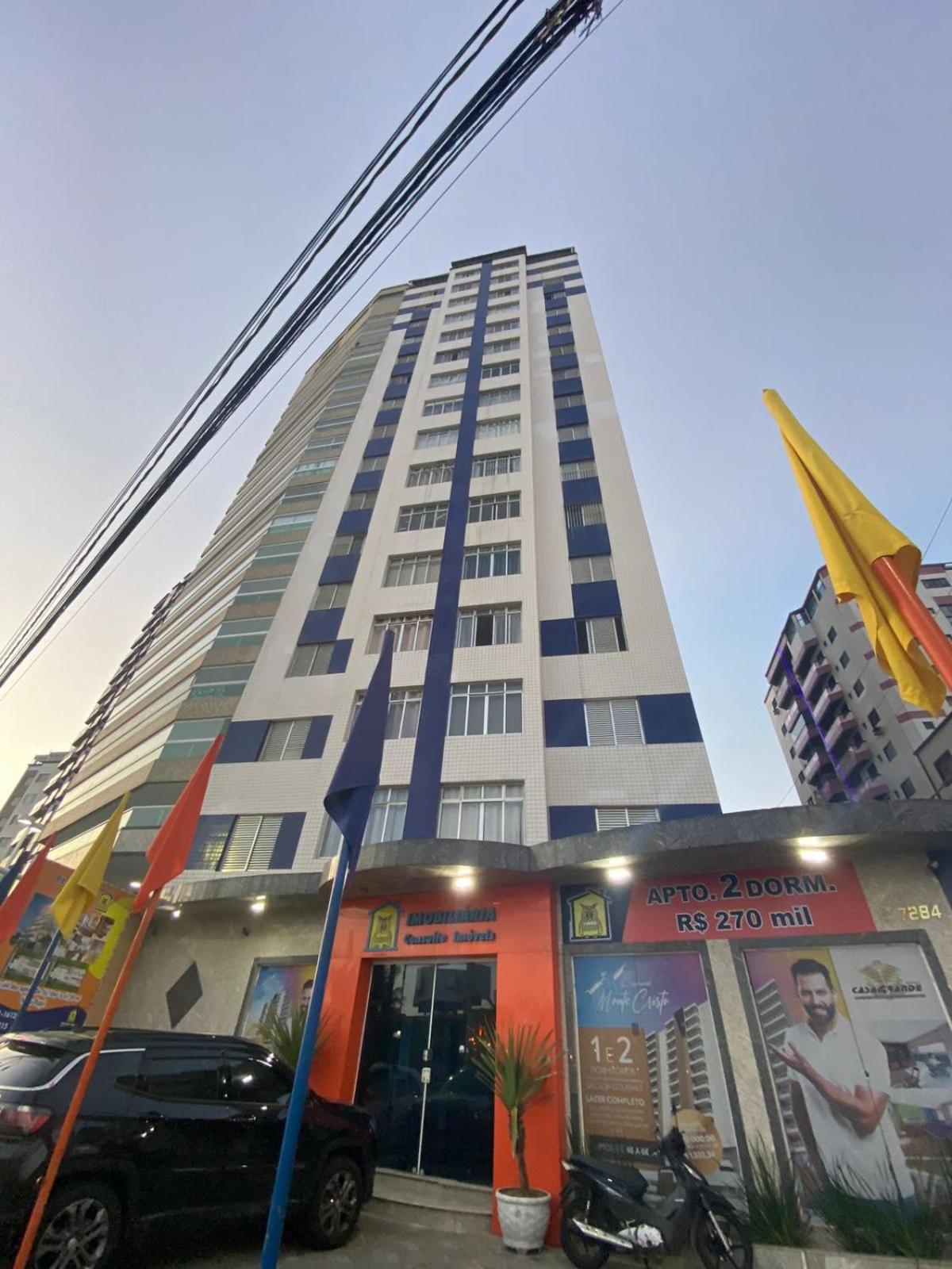 Apartamento Kitnet Pe Na Areia Praia Ocian Praia Grande  Esterno foto