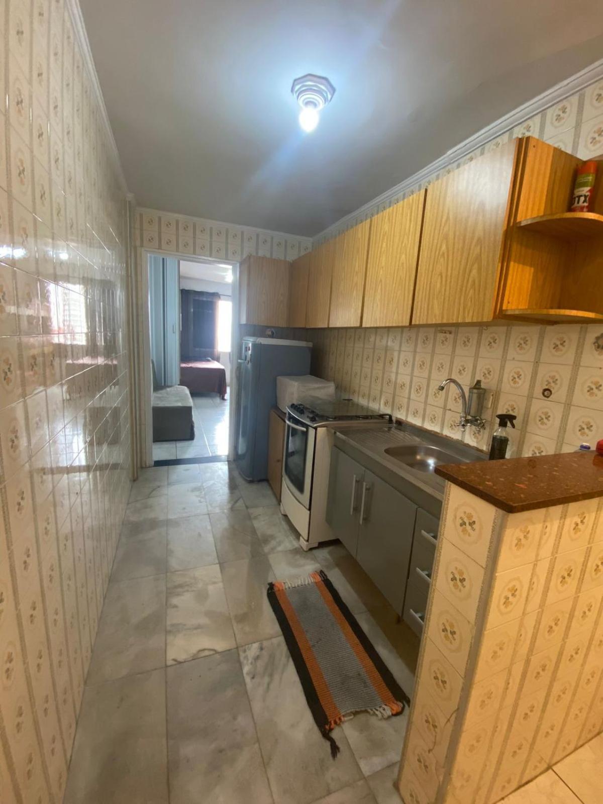 Apartamento Kitnet Pe Na Areia Praia Ocian Praia Grande  Esterno foto