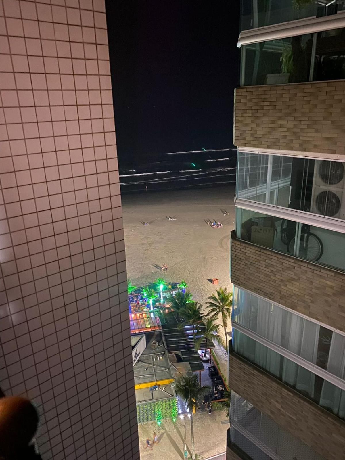 Apartamento Kitnet Pe Na Areia Praia Ocian Praia Grande  Esterno foto